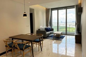 Căn hộ 1 phòng ngủ lầu cao view sông cho thuê tại Tilia Residences