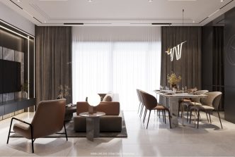 Căn hộ 3 phòng ngủ tuyệt đẹp tại Tilia Residences – Empire City cho thuê