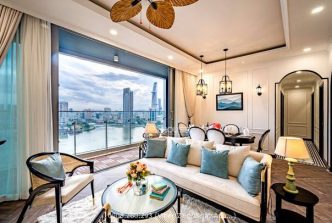 Cho thuê căn hộ Empire City đẹp nhất khu – view sông toàn diện
