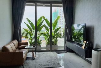 Cần cho thuê gấp căn hộ 1 phòng ngủ Tilia Residences view công viên và sông