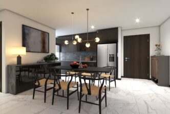 Căn hộ 2 phòng ngủ cho thuê gần trung tâm quận 1