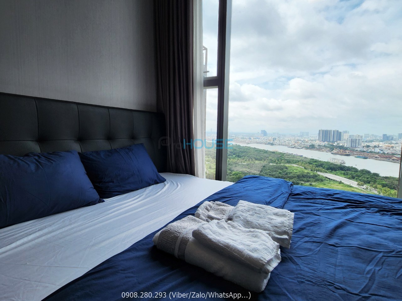 Căn hộ Empire City 1 phòng ngủ view sông lầu cao cho thuê