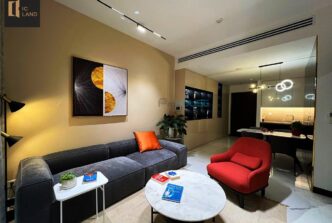 Căn hộ lầu cao 1 phòng ngủ cho thuê nội thất cao cấp