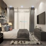 Căn hộ 2 phòng ngủ thiết kế đẹp tại Tilia Residences cho thuê