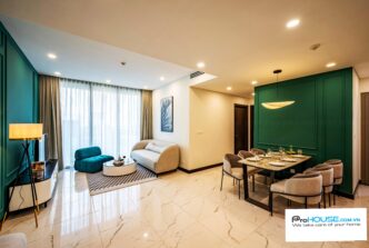 Căn hộ Empire City 2 phòng ngủ phong cách Indochine cần cho thuê