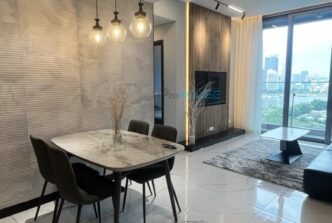 Căn hộ 1 phòng ngủ view Bitexco và quận 1 cho thuê