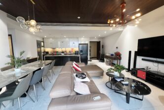 Căn hộ 3 phòng ngủ Empire City đầy đủ nội thất cho thuê