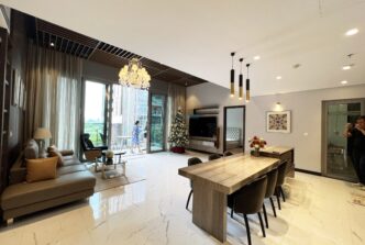 Căn hộ Empire City 3 phòng ngủ view hồ bơi cần cho thuê