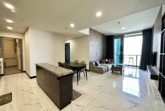 Căn hộ 2 phòng ngủ lầu cao Tilia Residences cho thuê