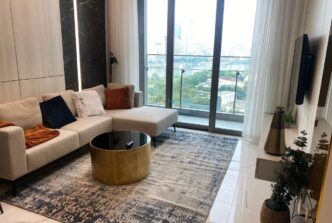 Cho thuê căn hộ Tilia Residences 2 phòng ngủ view quận 1