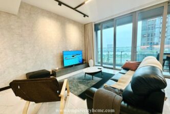 Modern 3br apartment in Empire City for rent with river view