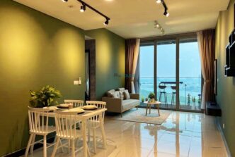 Căn hộ 1PN view sông nội thất hiện đại cho thuê