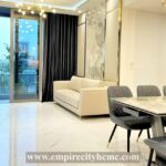 Cho thuê căn hộ Empire City 2 phòng ngủ – view đẹp – nội thất cao cấp