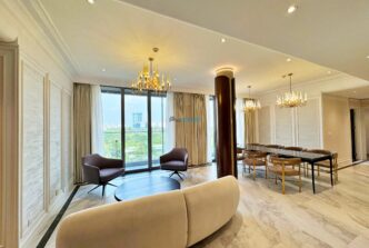 Căn hộ Empire City đập thông – 190m2 – 4PN- nội thất cao cấp cho thuê
