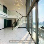 Cho thuê duplex Empire City nội thất cơ bản – view Bitexco và quận 1