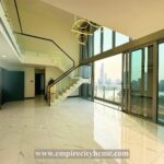 Cho thuê duplex Empire City nội thất cơ bản – view Bitexco và quận 1