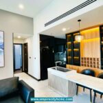 Tilia Residences 2-bedroom apartment for rent view to Saigon river and CBD of HCMC