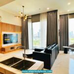 Tilia Residences 2-bedroom apartment for rent view to Saigon river and CBD of HCMC