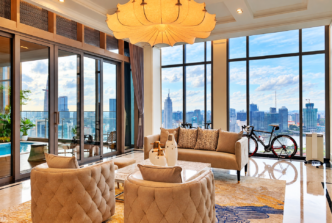 Penthouse Linden Residences – Empire City cho thuê – 379m2 – nội thất đẹp